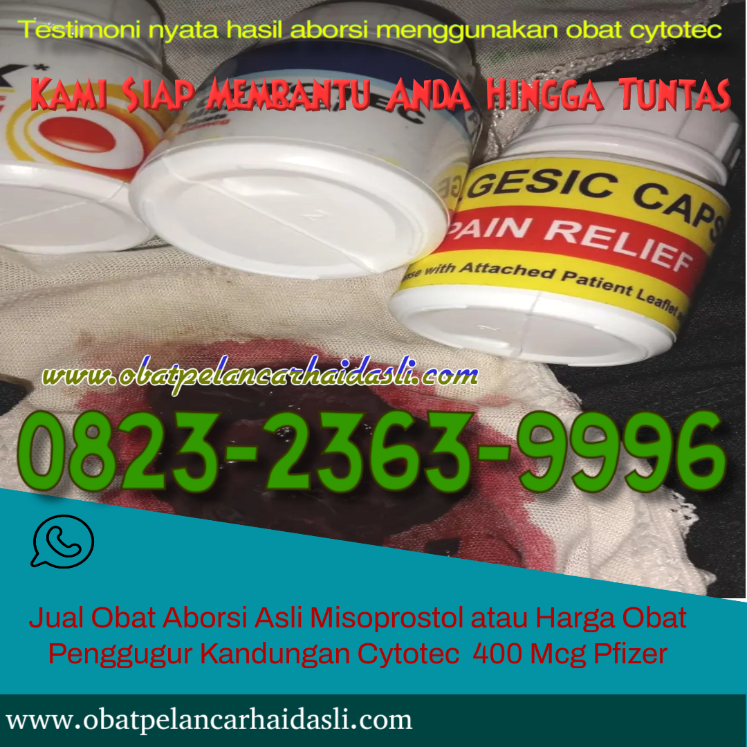Obat Cytotec 400Mcg Misoprostol Asli Sebagai Pil Penggugur Kandungan