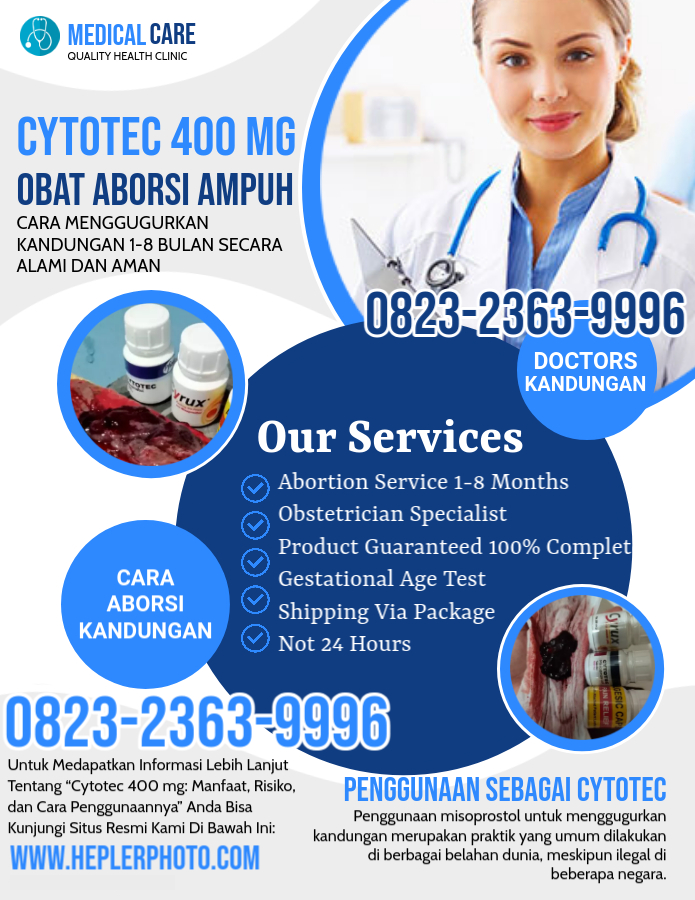 Obat Cytotec 400Mcg Misoprostol Asli Sebagai Pil Penggugur Kandungan